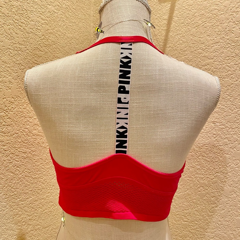 VS PINK Racerback Sports Bra, Hot Pink 36C